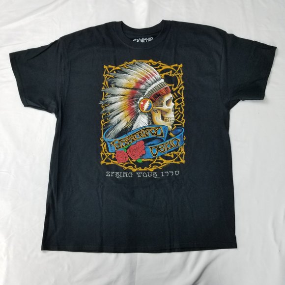 Grateful Dead Spring Tour 1990 Licensed T-Shirt - Picture 2 of 6